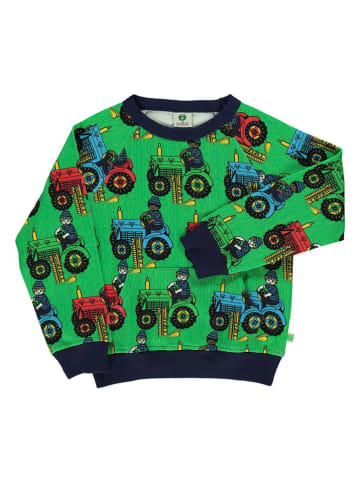 Småfolk Sweatshirt "Tractoren" groen