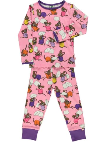 Småfolk Pyjama lichtroze/meerkleurig