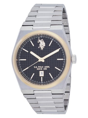 U.S. Polo Assn. Zegarek kwarcowy w kolorze srebrnym
