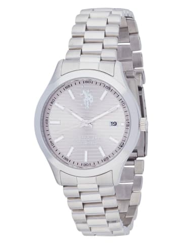 U.S. Polo Assn. Zegarek kwarcowy w kolorze srebrnym