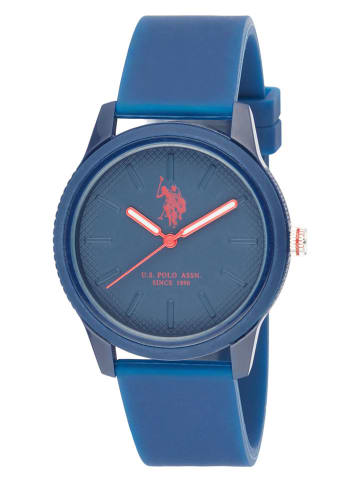 U.S. Polo Assn. Zegarek kwarcowy w kolorze niebiesko-czerwonym