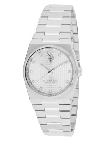 U.S. Polo Assn. Zegarek kwarcowy w kolorze srebrnym