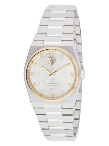 U.S. Polo Assn. Quarzuhr in Silber/ Gold