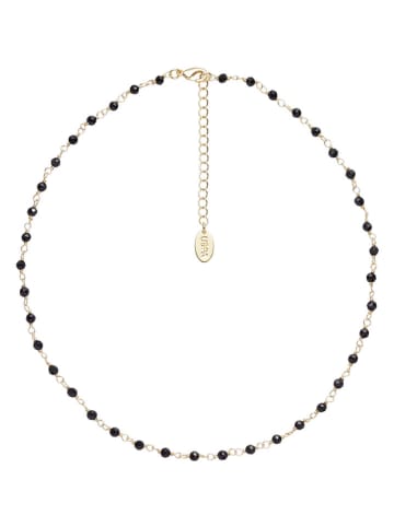 U.S. Polo Assn. Pozłacany naszyjnik z agatami - dł. 36,5 cm