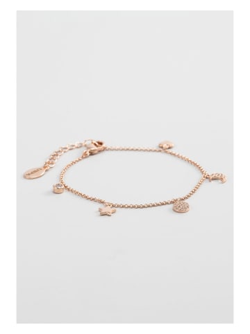 U.S. Polo Assn. Rosévergold. Armkette mit Schmuckelementen