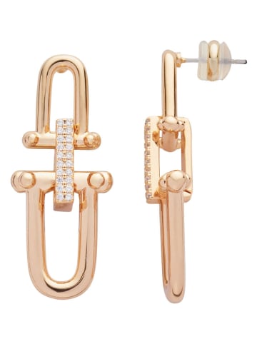 U.S. Polo Assn. Vergold. Ohrstecker mit Kristallen