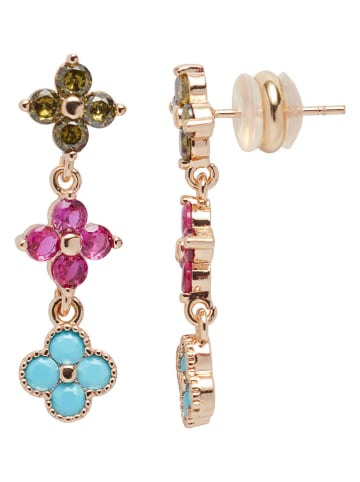 U.S. Polo Assn. Vergold. Ohrstecker mit Edelsteinen