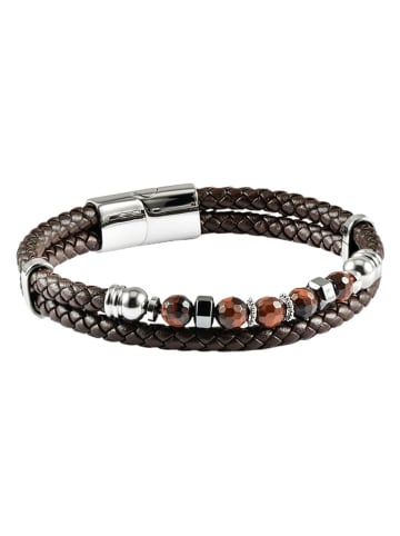 U.S. Polo Assn. Leder-Armband in Braun