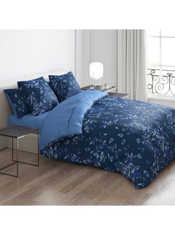 Cacharel Satin-Kissenbezug "Aurore" in Blau
