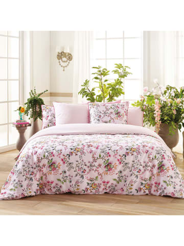 Cacharel Satijnen beddengoedset "Jardin Secret" meerkleurig