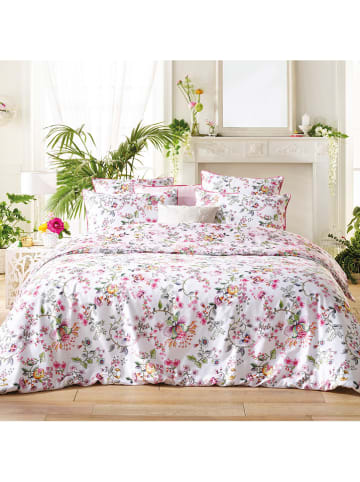 Cacharel Satijnen beddengoedset "Jardin Secret" lichtroze