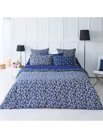 Cacharel textiles Satin-Bettlaken in Dunkelblau