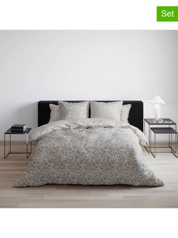 Cacharel 2er-Set: Satin-Kissenbezüge 'Romanesque" in Beige