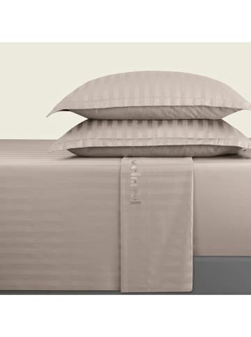 Cacharel textiles Satin-Bettlaken in Taupe