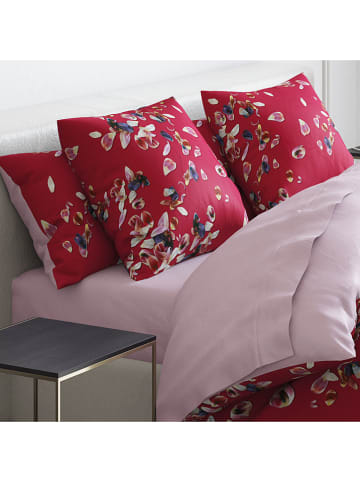 Cacharel textiles Satin-Spannbettlaken "Uni" in Rosa