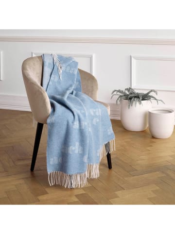 Cacharel textiles Plaid in Hellblau