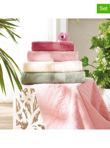 Cacharel 2er-Set: Duschtücher in Pink