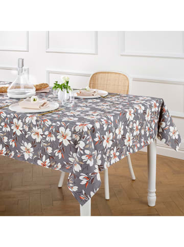 Cacharel textiles Tischdecke in Dunkelgrau/ Weiß