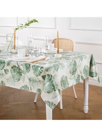 Cacharel textiles Obrus w kolorze szarobrązowo-zielonym