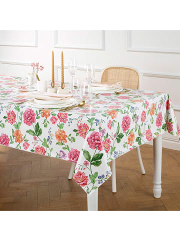 Cacharel textiles Tischdecke ''Pivoine'' in Weiß/ Bunt