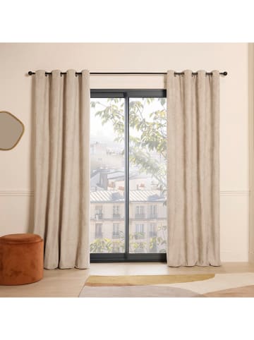 Cacharel textiles Vorhang "Casablanca" in Hellgrau
