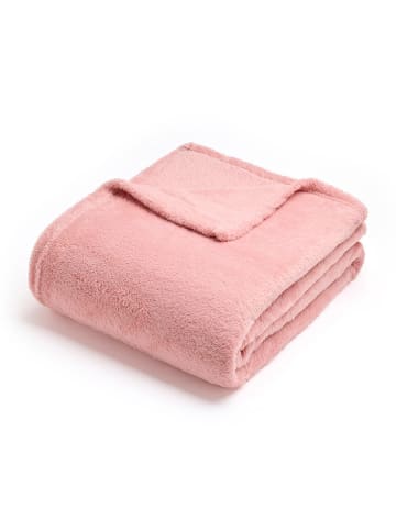 Cacharel textiles Pled w kolorze jasnoróżowym