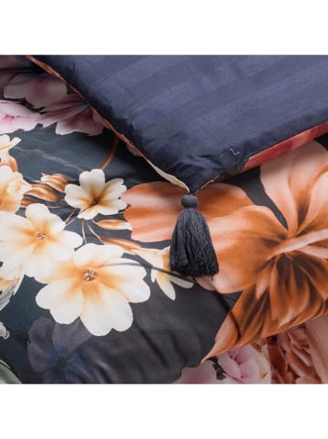 Cacharel textiles Satin-Überwurf in Dunkelblau/ Rosa