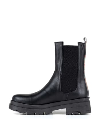 Anna Morellini Skórzane sztyblety "Loria" w kolorze czarnym