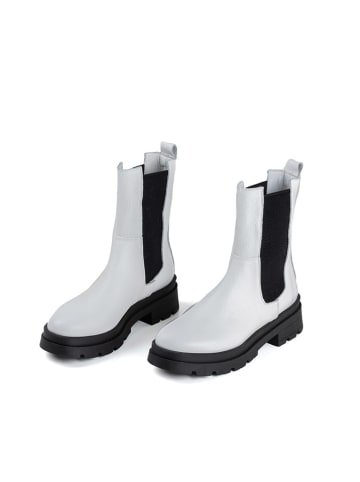 Anna Morellini Leren chelseaboots "Letta" wit