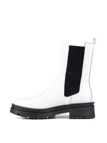 Anna Morellini Leren chelseaboots "Letta" wit