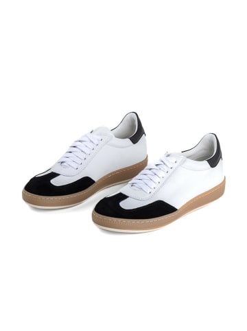 Anna Morellini Leren sneakers "Monina" wit/zwart