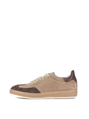 Anna Morellini Leder-Sneakers "Irafia" in Hellbraun/ Braun