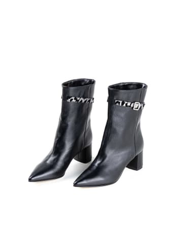 Anna Morellini Leder-Stiefeletten "Etina" in Schwarz