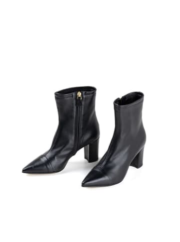 Anna Morellini Leder-Stiefeletten "Emmata" in Schwarz