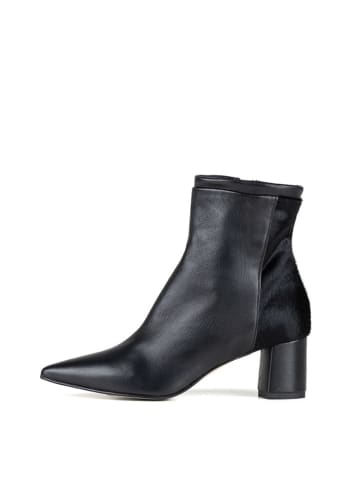 Anna Morellini Leder-Stiefeletten "Romilvia" in Schwarz
