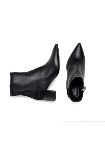 Anna Morellini Leder-Stiefeletten "Romilvia" in Schwarz