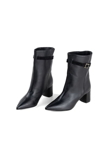Anna Morellini Leder-Stiefeletten "Fabrida" in Schwarz