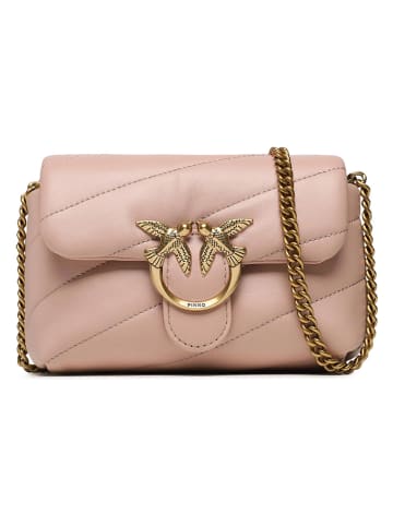Pinko Leder-Umhängetasche in Beige - (B)18 x (H)13 x (T)6,5 cm