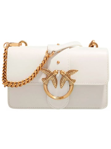 Pinko Leder-Umhängetasche in Creme - (B)20 x (H)12 x (T)4 cm