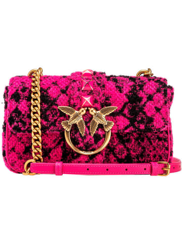 Pinko Umhängetasche in Pink/ Schwarz - (B)22 x (H)13 x (T)7 cm