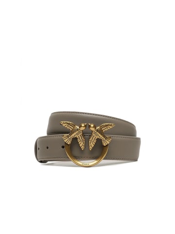 Pinko Leder-Gürtel in Khaki