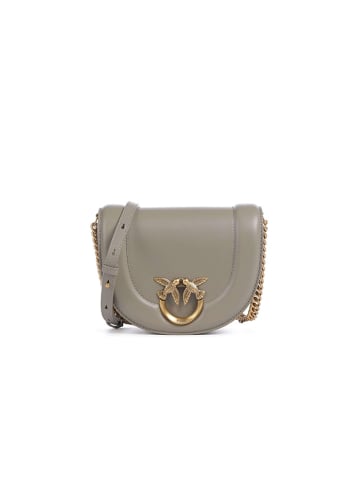 Pinko Leder-Umhängetasche in Grau - (B)20 x (H)16 x (T)7 cm