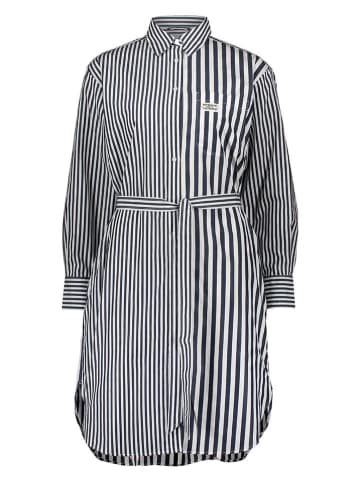 Lacoste Kleid in Dunkelblau/ Weiß