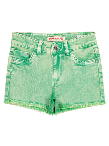 Vingino Jeans-Shorts "Dafina" in Grün