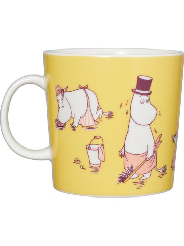 Moomin Kubek jumbo "R" w kolorze żółtym - 400 ml