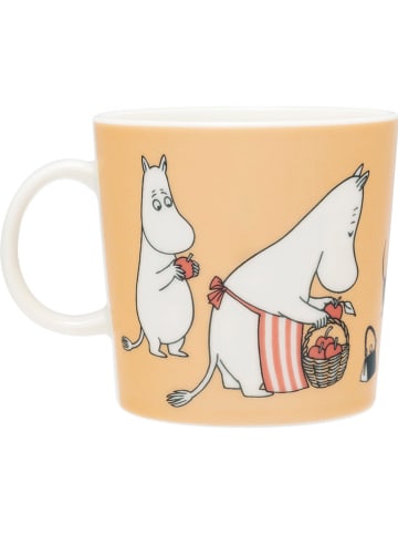 Moomin Kubek jumbo "X" w kolorze brzoskwiniowym - 400 ml