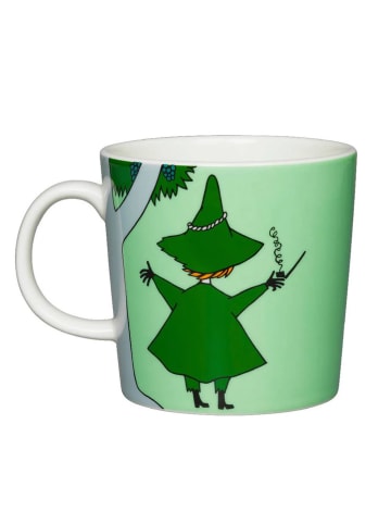 Moomin Kubek "Snuffkin - 80 Box" w kolorze zielonym - 300 ml
