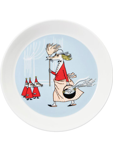 Moomin Talerzyk deserowy "Fillyjonk" w kolorze błękitnym - Ø 19 cm