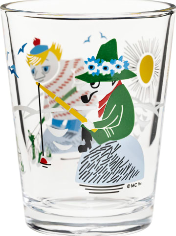 Moomin Szklanka "Fishing" ze wzorem - 220 ml