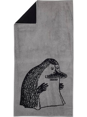 Moomin Duschtuch ''The Groke'' in Grau/ Schwarz - (L)140 x (B)70 cm